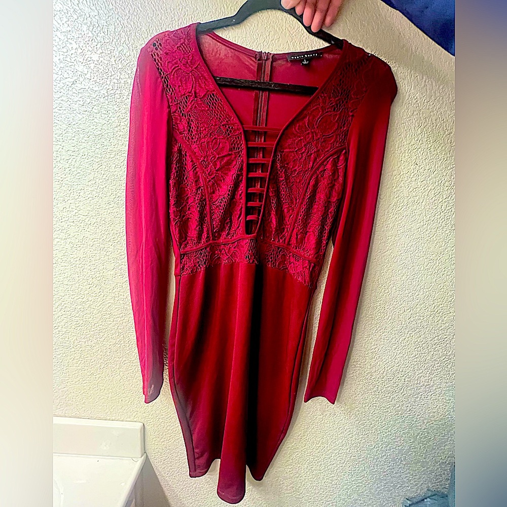 Haute monde red dress